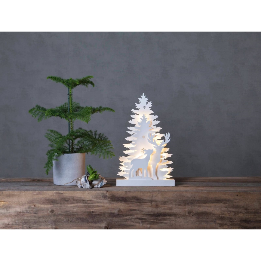 Eglo 410417 - Decorazione natalizia a LED FAUNA 10xLED/0,03W/2xAA