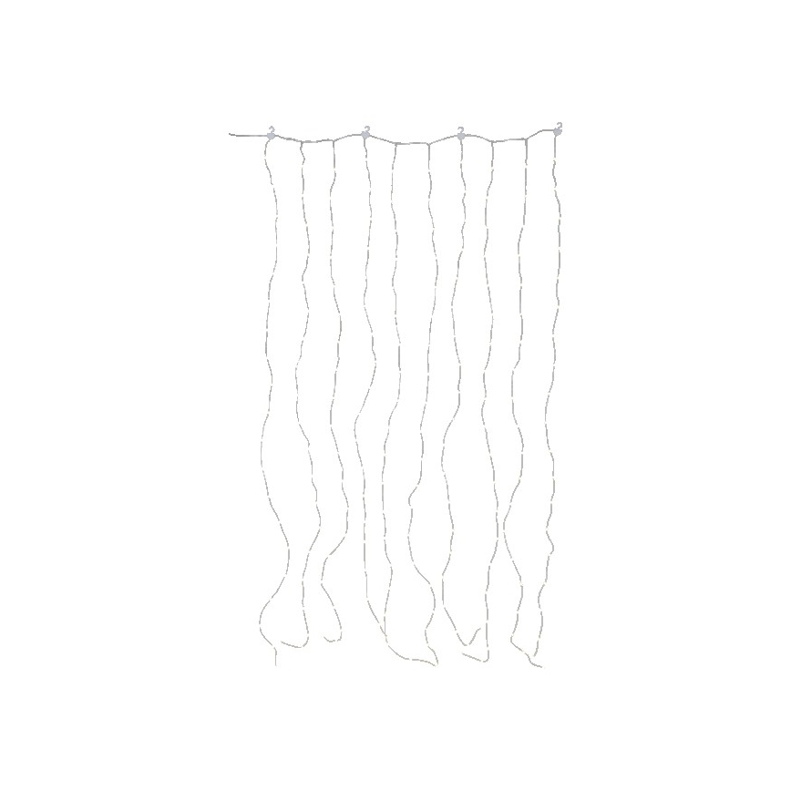 Eglo - Catena natalizia LED 200xLED 1m bianco caldo