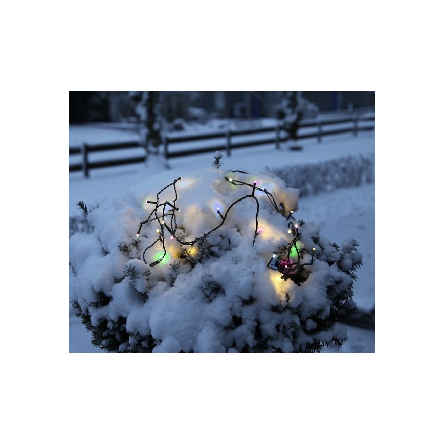 Eglo - Catena luminosa LED da esterno 160 LED 26 m IP44 multicolore