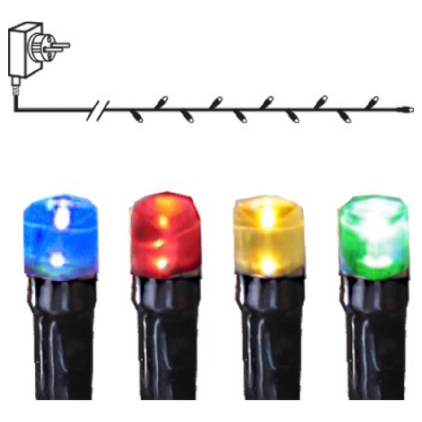 Eglo - Catena luminosa LED da esterno 160 LED 26 m IP44 multicolore