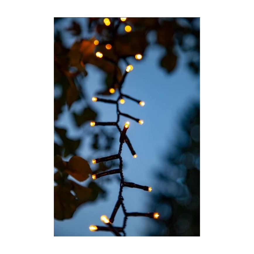 Eglo - Catena luminosa LED per esterni 800 LED, 21 m, IP44, bianco caldo