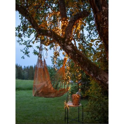 Eglo - Catena luminosa LED per esterni 800 LED, 21 m, IP44, bianco caldo