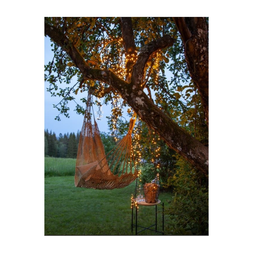 Eglo - Catena luminosa LED per esterni 800 LED, 21 m, IP44, bianco caldo