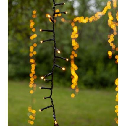 Eglo - Catena luminosa LED per esterni 800 LED, 21 m, IP44, bianco caldo