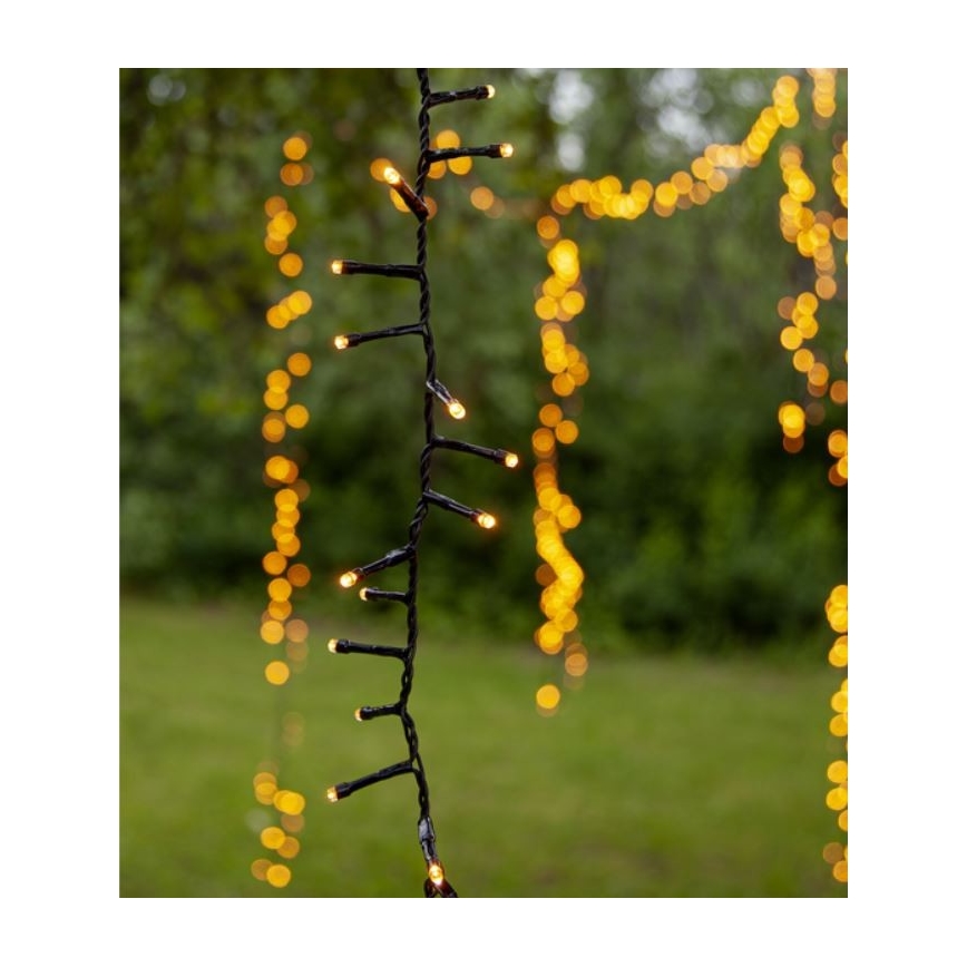Eglo - Catena luminosa LED per esterni 800 LED, 21 m, IP44, bianco caldo
