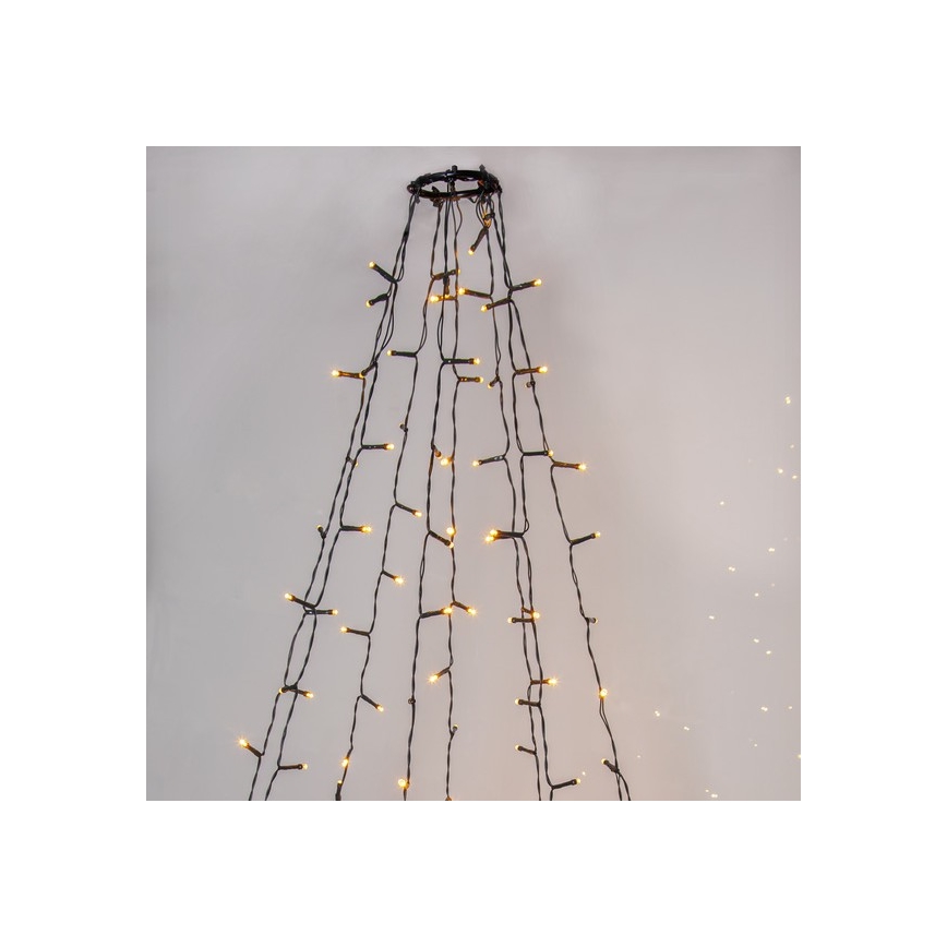 Eglo - Catena natalizia LED da esterno 360xLED 2m IP44 bianco caldo