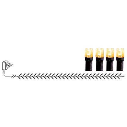 Eglo - Catena luminosa LED da esterno 1200xLED 29m IP44 bianco caldo