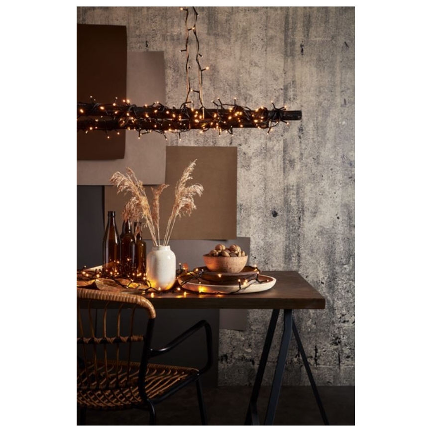 Eglo - Catena luminosa LED da esterno 1200xLED 29m IP44 bianco caldo