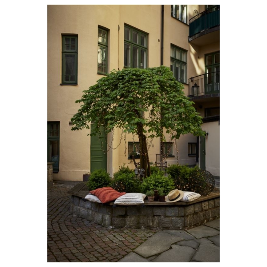 Eglo - Catena luminosa natalizia LED da esterno 1200xLED 29m IP44 bianco caldo