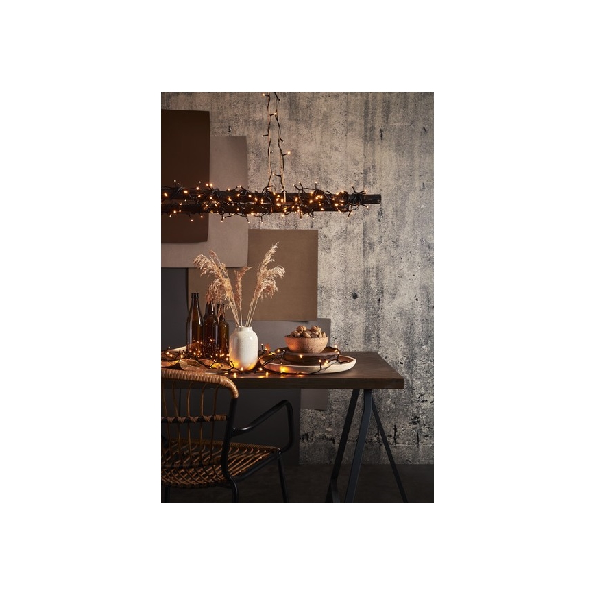 Eglo - Catena LED natalizia da esterno 180xLED 17,6m IP44 bianco caldo