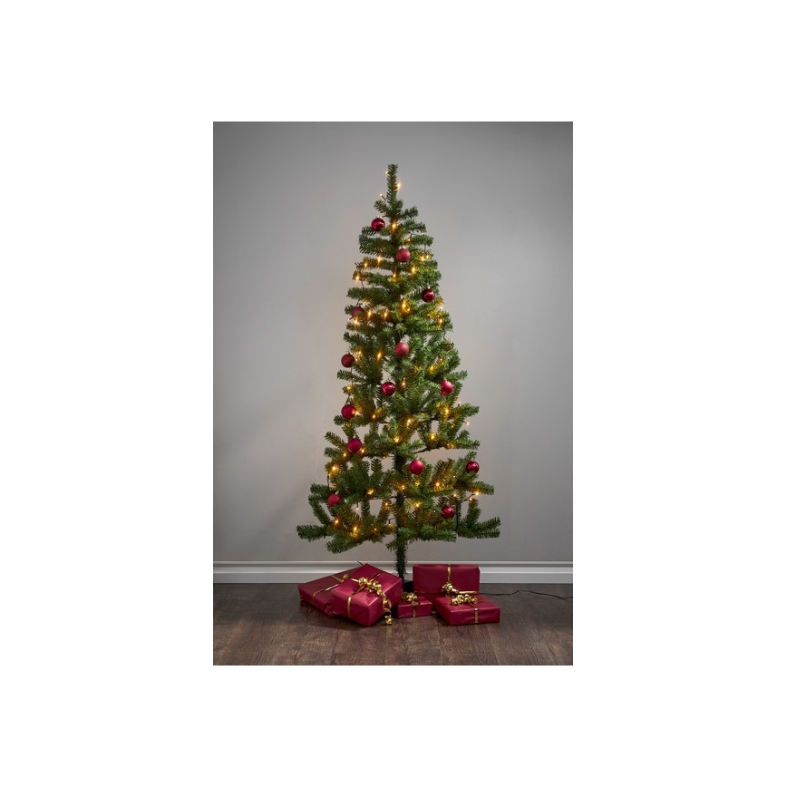 Eglo - LED Catena luminosa natalizia da esterno 80xLED 10,5m IP44 bianco caldo