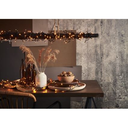 Eglo - LED Catena luminosa natalizia da esterno 80xLED 10,5m IP44 bianco caldo