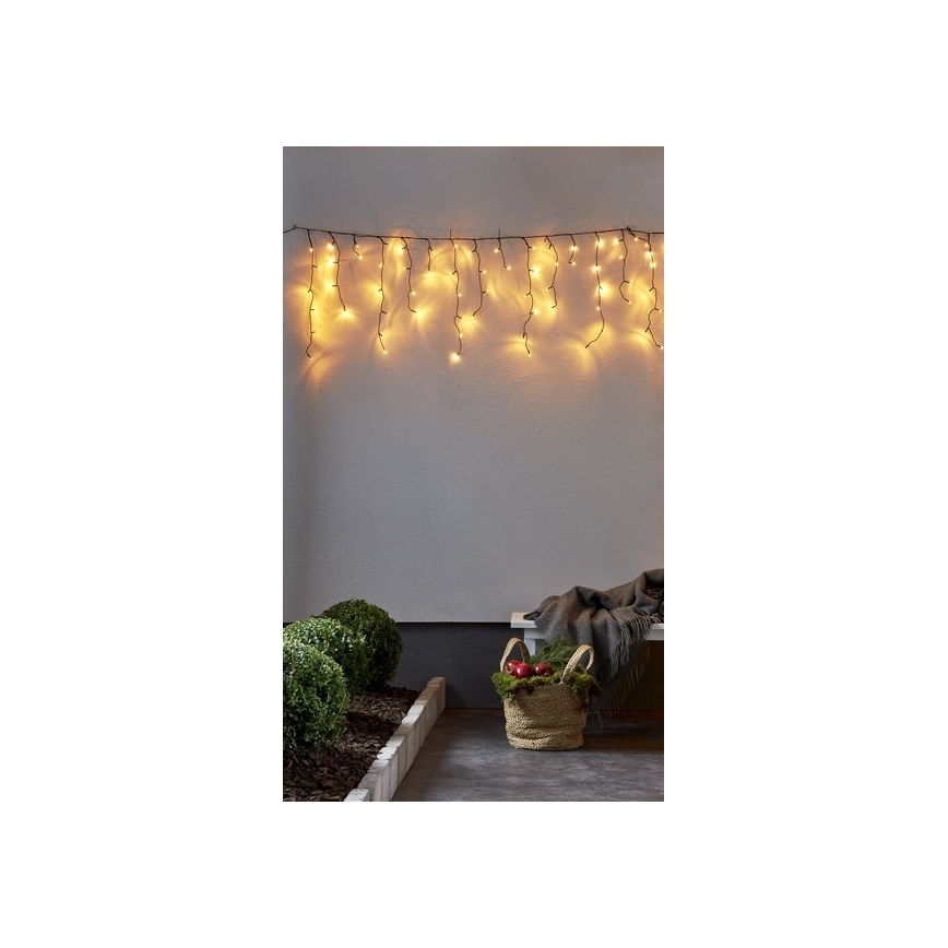 Eglo - Catena luminosa natalizia LED per esterni 240xLED 6,4m bianco caldo IP44