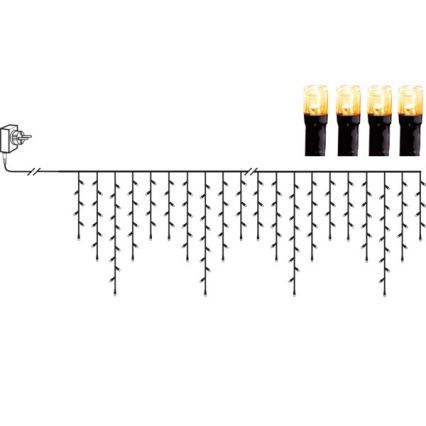 Eglo - Catena luminosa natalizia LED per esterni 240xLED 6,4m bianco caldo IP44