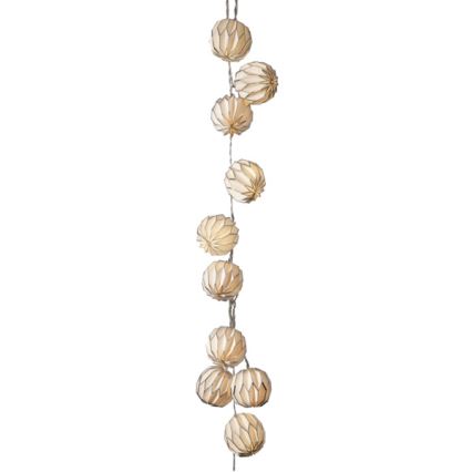 Eglo - Catena natalizia LED 10xLED/3xAA 2,75m bianco/argento