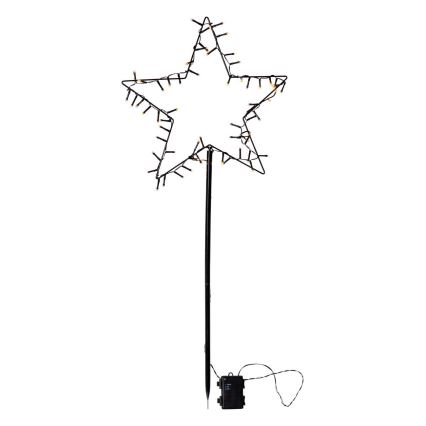 Eglo - Decorazione natalizia da esterno a LED/3xAA IP44 stella