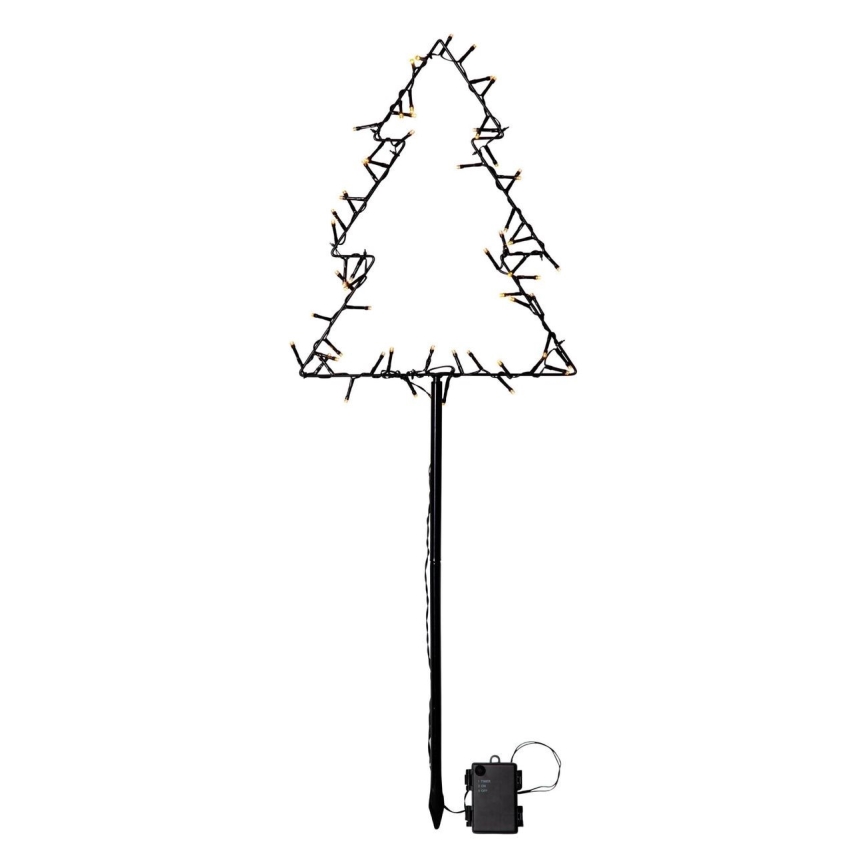 Eglo - Decorazione natalizia da esterno a LED, 3xAA, IP44 - Albero
