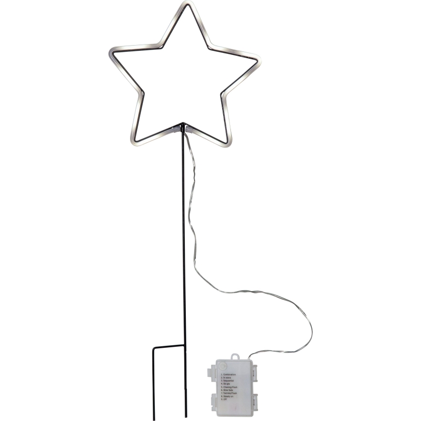 Eglo 411177 - Decorazione natalizia a LED per esterni NEONSTAR 72xLED/3xAA IP44