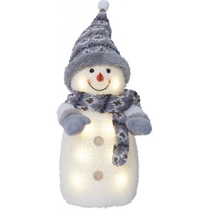 Eglo - Decorazione natalizia LED 8xLED/0,06W/3xAA grigio