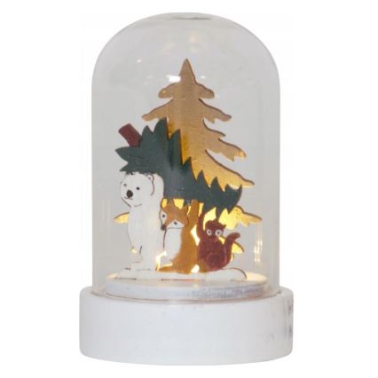 Eglo - Confezione da 2 decorazioni natalizie a LED, 0,03 W, 1x CR2032