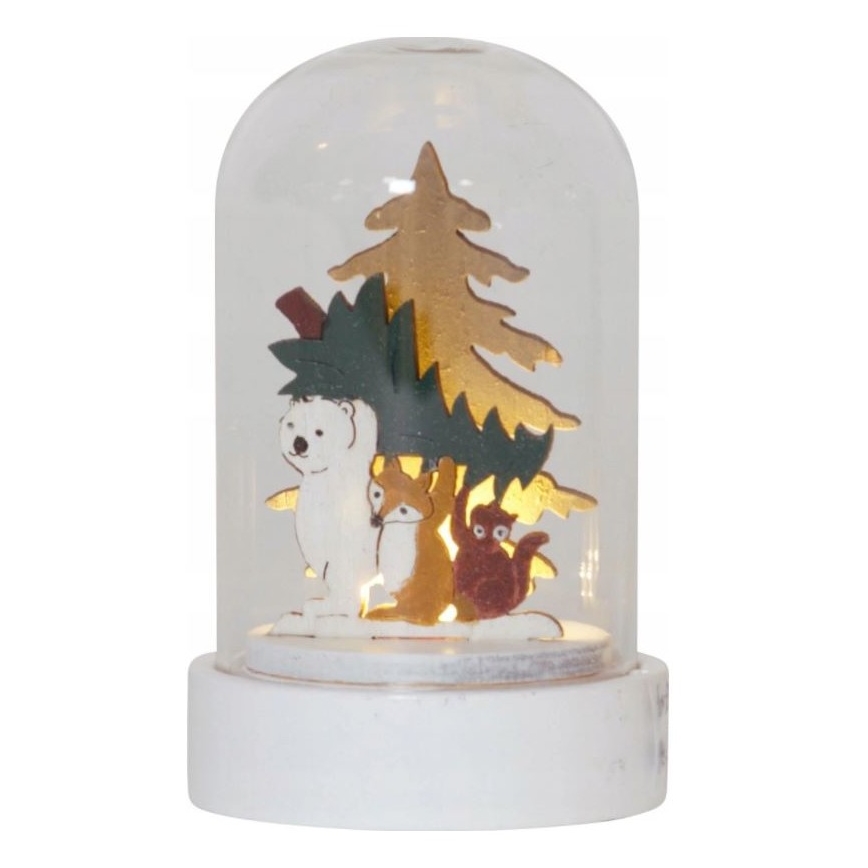 Eglo - Confezione da 2 decorazioni natalizie a LED, 0,03 W, 1x CR2032