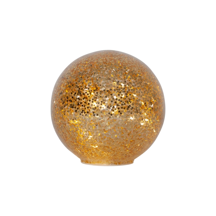Eglo 411346 - LED decorazione natalizia STAR FALL 15xLED/2xAA Ø 15 cm dorata