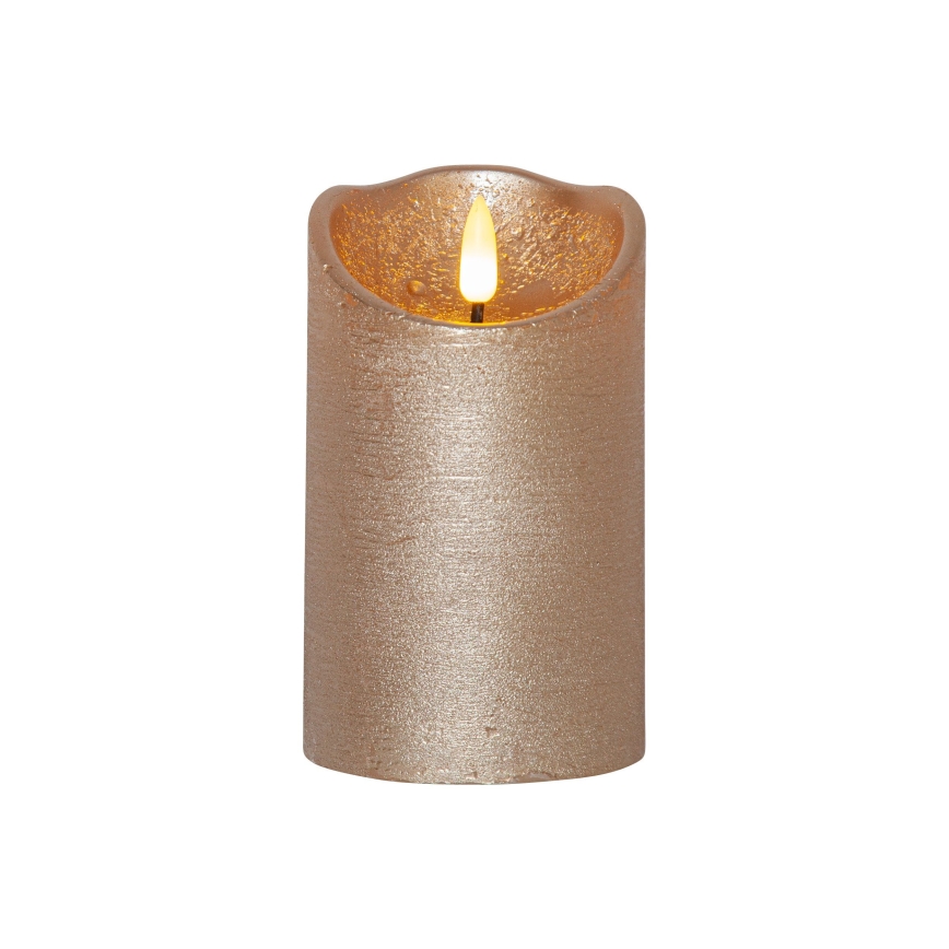 Eglo 411499 - Candela LED FLAMME RUSTIC LED/2xAA dorata