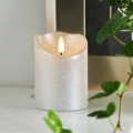 Eglo 411502 - LED Candela FLAMME RUSTIC LED/2xAA argento