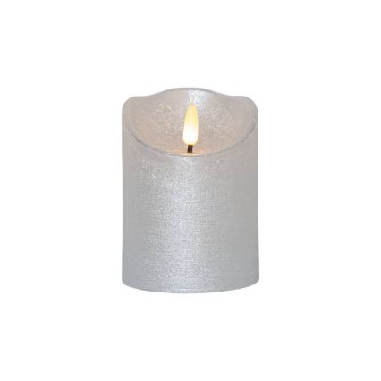 Eglo 411502 - LED Candela FLAMME RUSTIC LED/2xAA argento