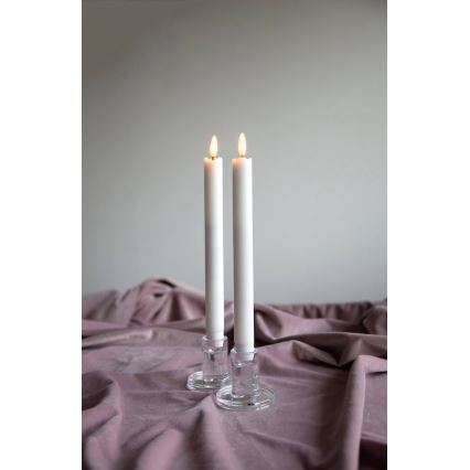 Eglo 411505 - Confezione da 2 candele LED FLAMME LED/1xAAA bianche