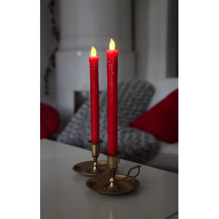 Eglo 411505 - SET da 2 candele LED PRESSE LED/1xAAA rosse