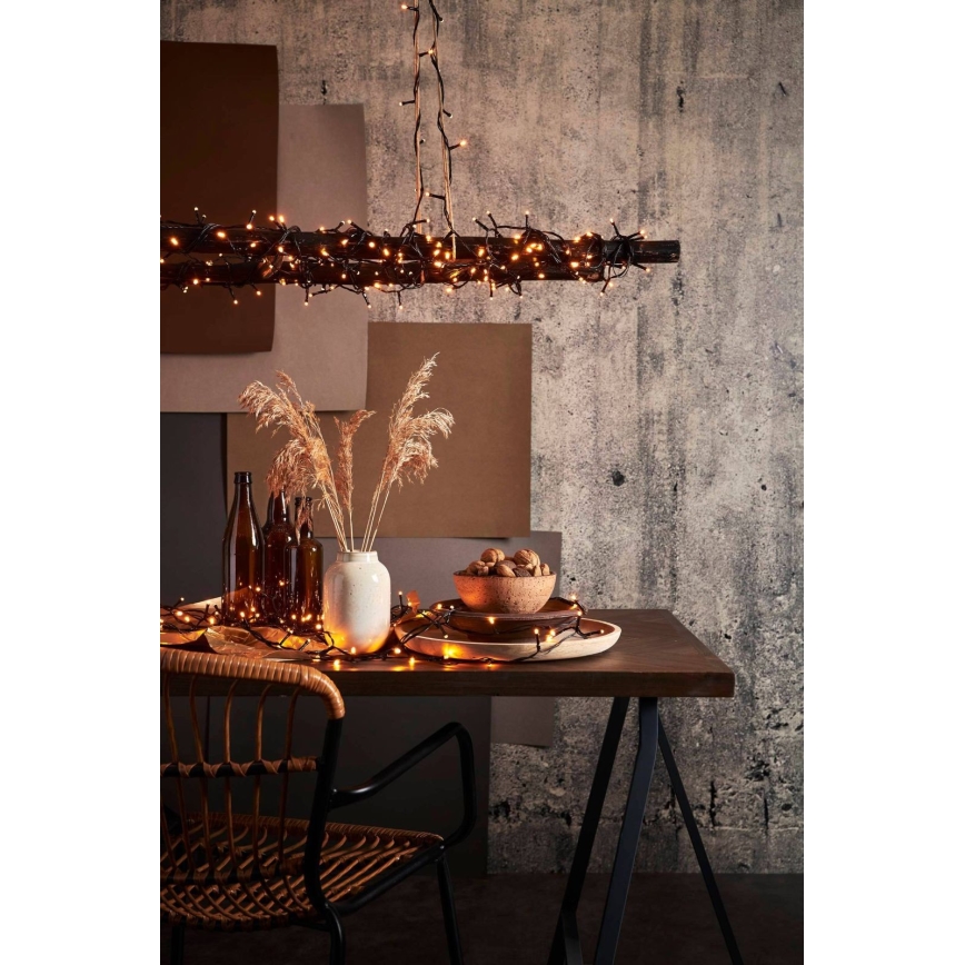 Eglo 411515 - Catena luminosa LED per esterni 360xLED/30m IP44, bianco caldo