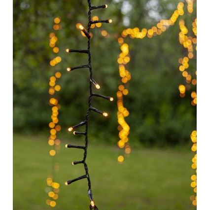 Eglo - Catena LED per esterni, 1200 LED, 29 m, IP44, bianco caldo