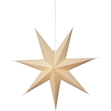 Eglo 411556 - Decorazione natalizia ÉTOILE stella 1xE14/25W/230V 60 cm beige