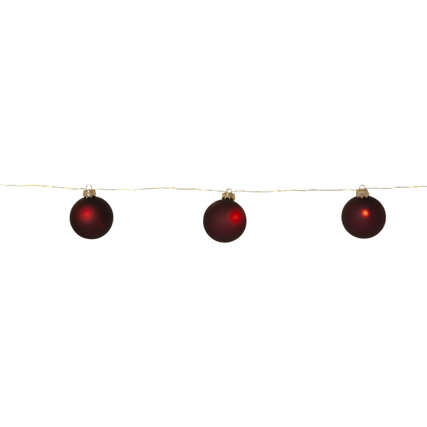 Eglo 411559 - Catena decorativa BLISS 22xLED/3xAA 1,6m bianco caldo