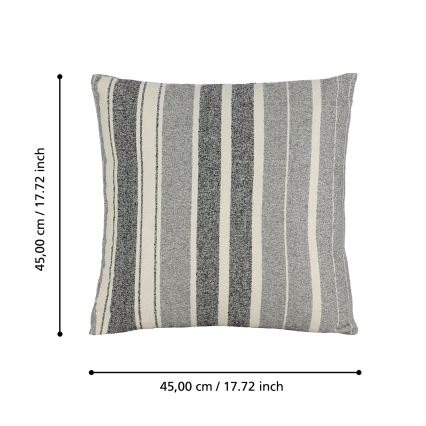 Eglo 420003 - Cuscino decorativo CHEVERY 45x45 cm grigio