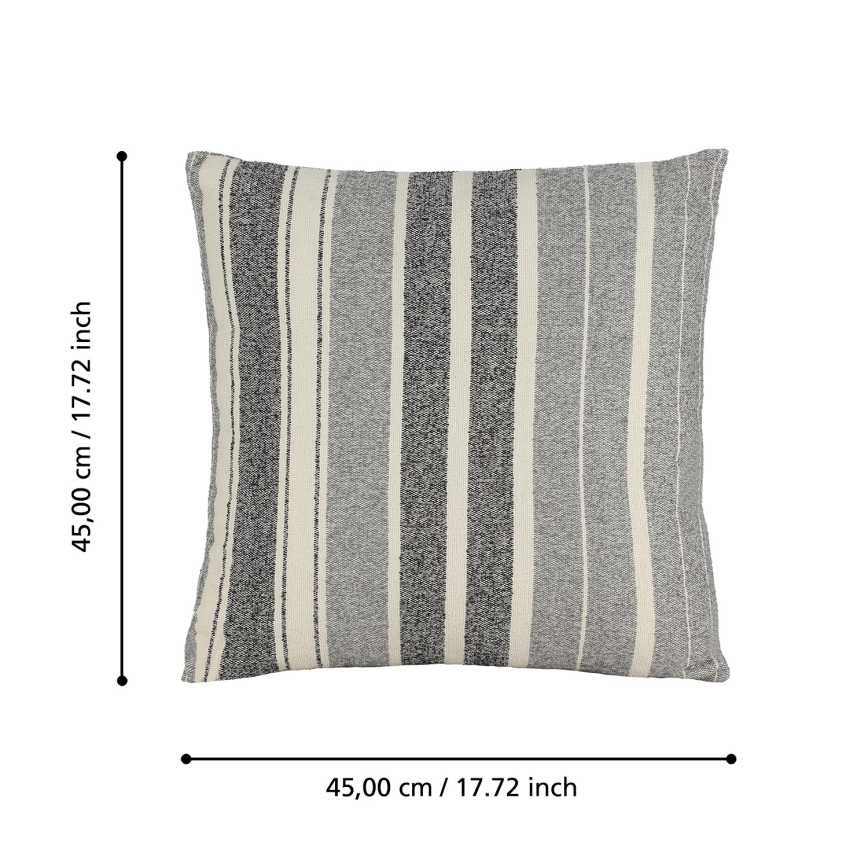 Eglo 420003 - Cuscino decorativo CHEVERY 45x45 cm grigio