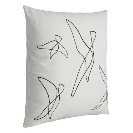 Eglo - Cuscino decorativo 45x45 cm bianco/nero