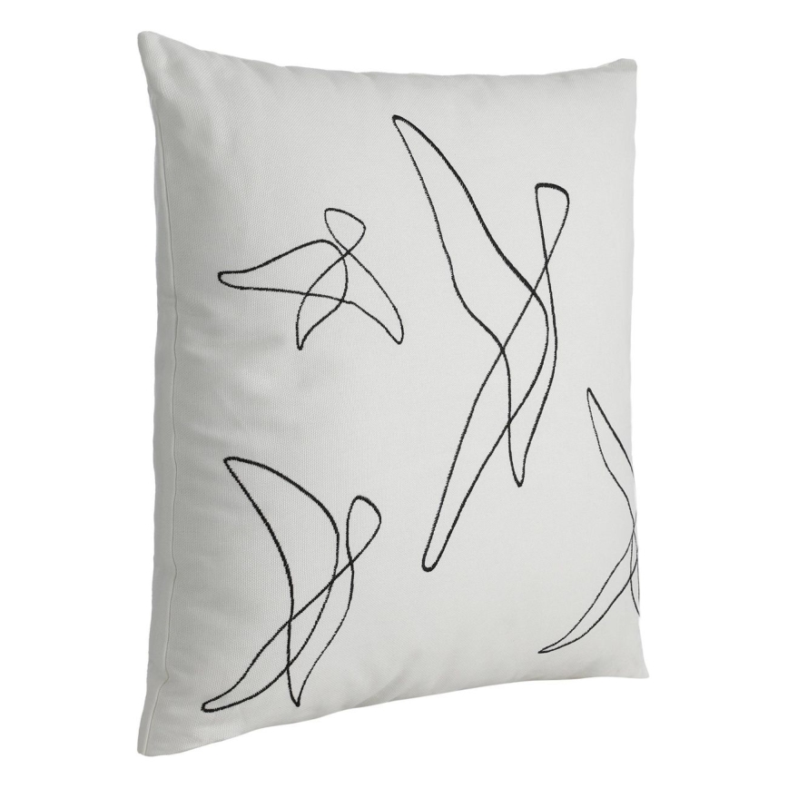 Eglo - Cuscino decorativo 45x45 cm bianco/nero