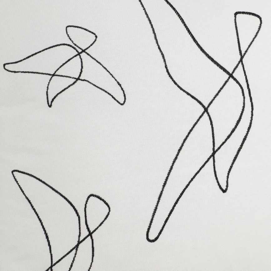 Eglo - Cuscino decorativo 45x45 cm bianco/nero