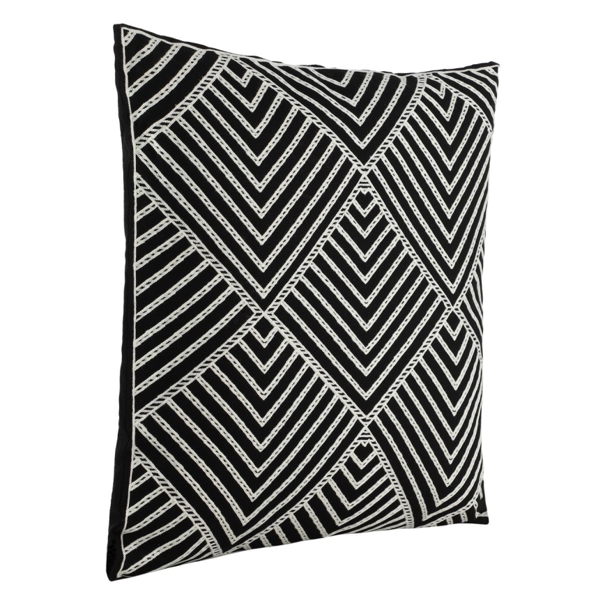 Eglo - Cuscino decorativo 45x45 cm nero/bianco