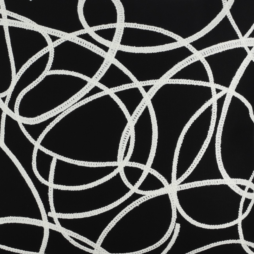 Eglo - Cuscino decorativo 45x45 cm nero/bianco