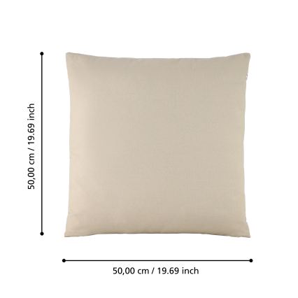 Eglo 420022 - Cuscino decorativo ILES 50x50 cm beige