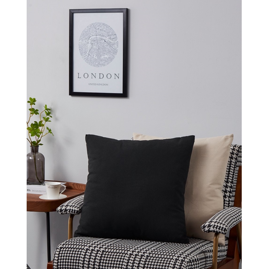 Eglo 420024 - Cuscino decorativo ILES 50x50 cm, nero
