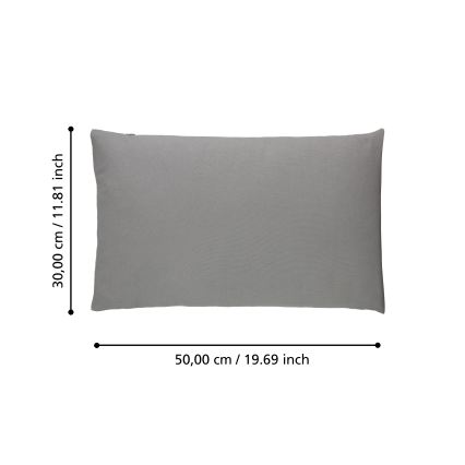 Eglo 420027 - Cuscino decorativo ILES 30x50 cm grigio