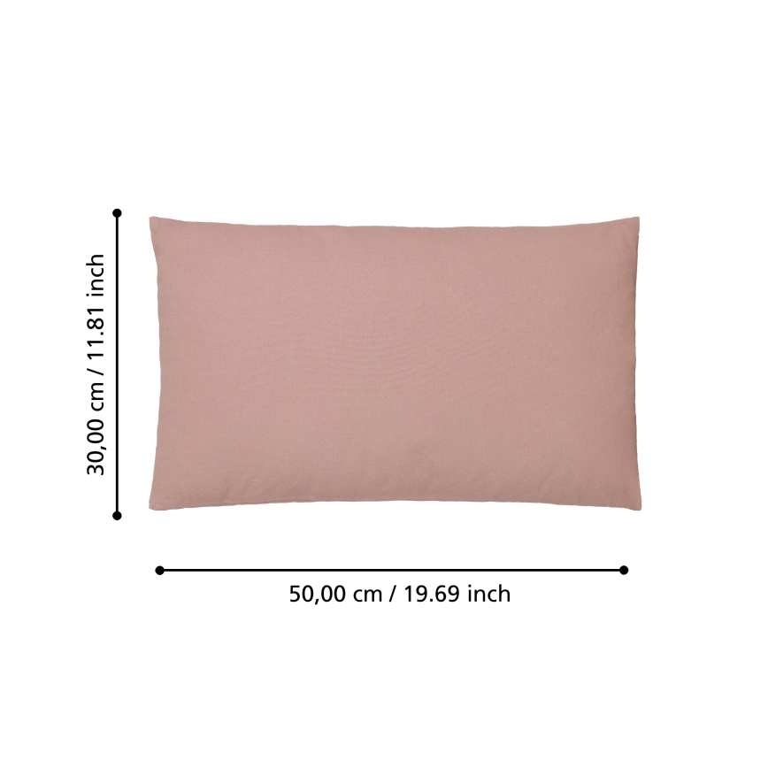 Eglo 420029 - Cuscino decorativo ILES 30x50 cm rosa