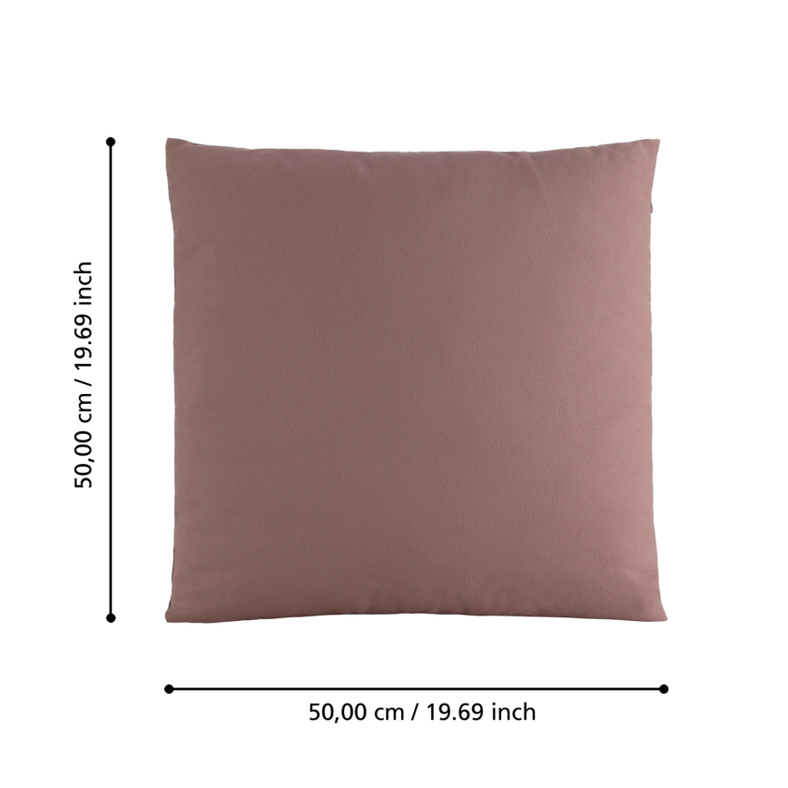 Eglo 420031 - Cuscino decorativo ILES 50x50 cm rosa