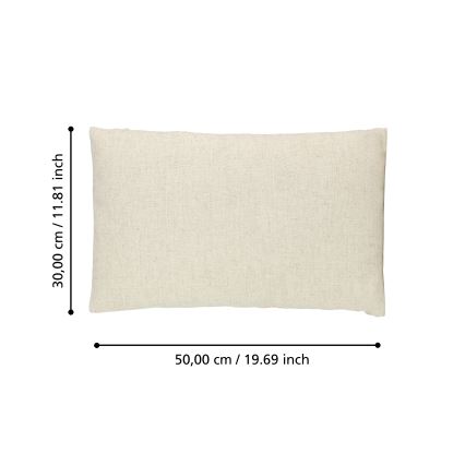 Eglo 420032 - Cuscino decorativo ILES 30x50 cm beige