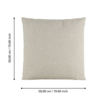 Eglo 420033 - Cuscino d'arredo ILES 50x50 cm beige