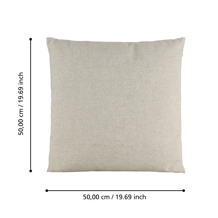 Eglo 420033 - Cuscino d'arredo ILES 50x50 cm beige